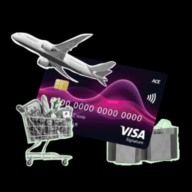 credit card with flight